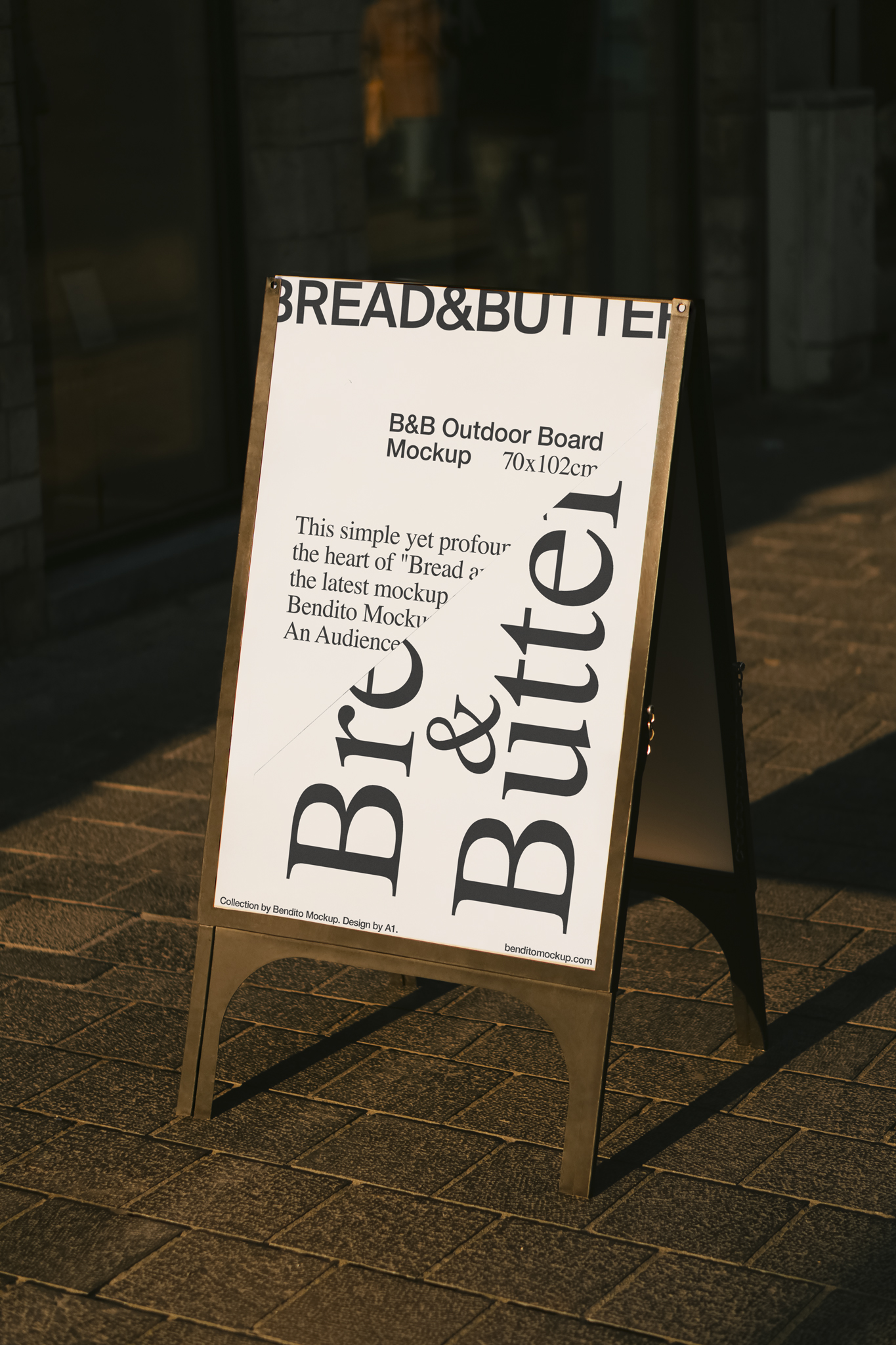 Outdoor Board BandB Mockup, Object Mockup | Supply.Family