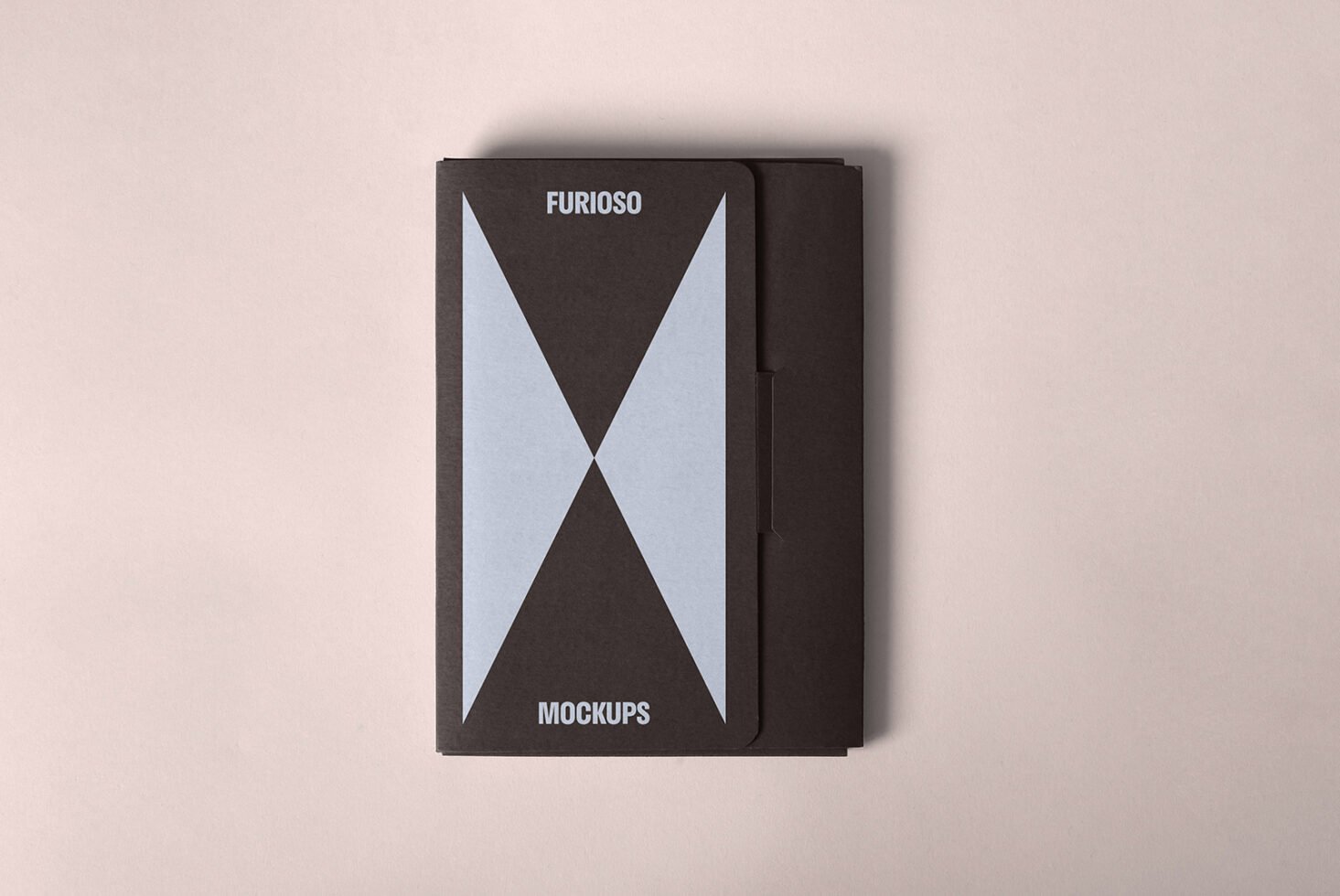 Top view of a minimalist black and gray book mockup on a neutral background ideal for graphic designers showcasing stationery design templates SEO keywords