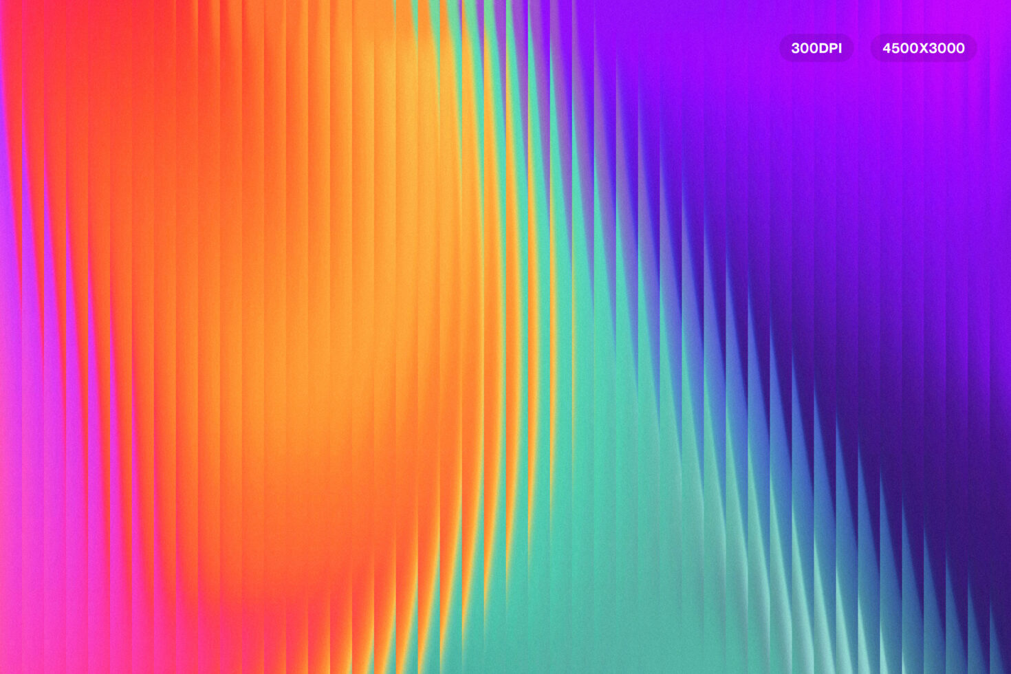 Vibrant gradient abstract background with orange blue purple hues. Ideal for designers looking for unique graphic assets. 300 DPI 4500x3000.