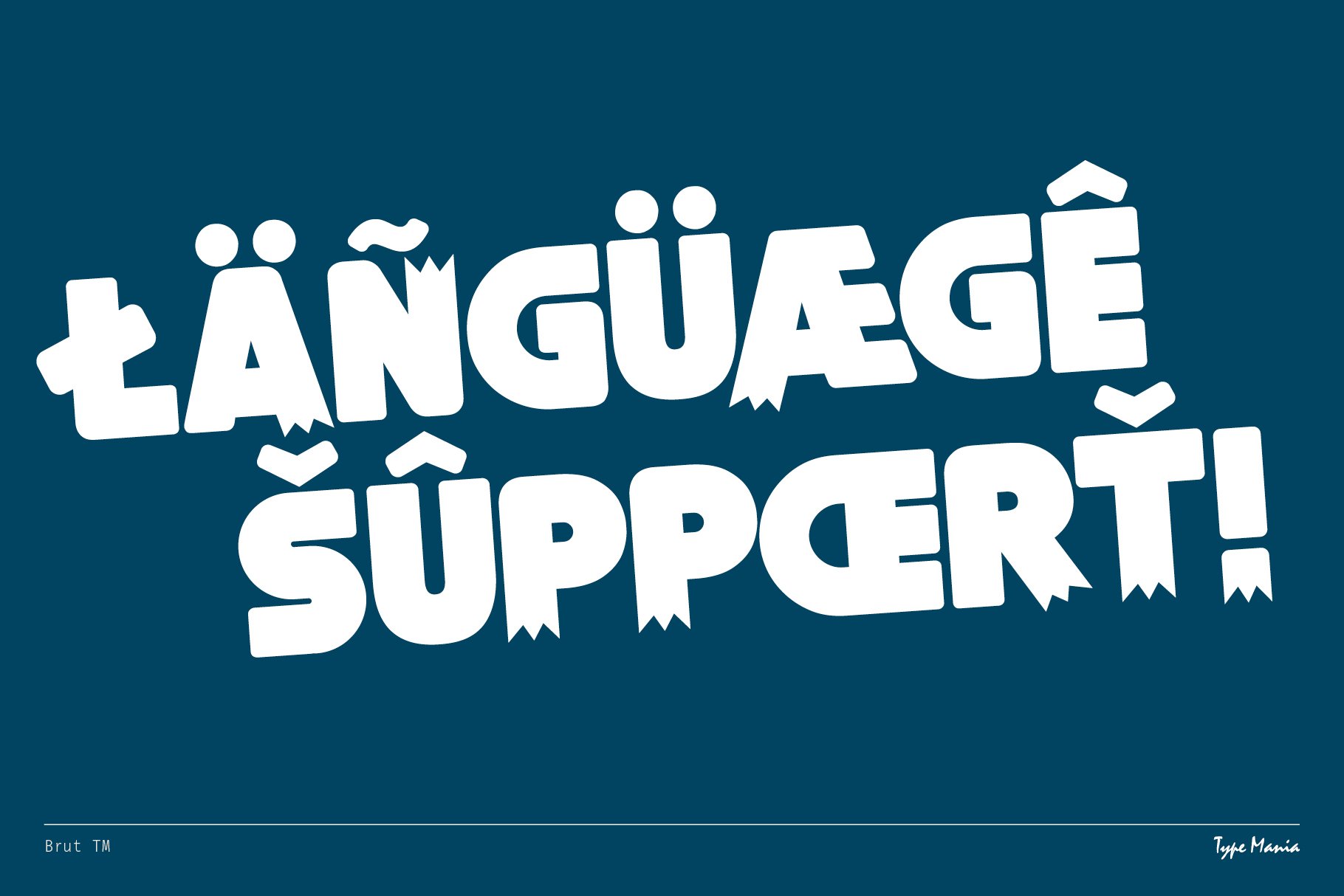 Playful bold font featuring unique accents showcasing multilingual support. Ideal for graphics templates typography and design projects for creatives.