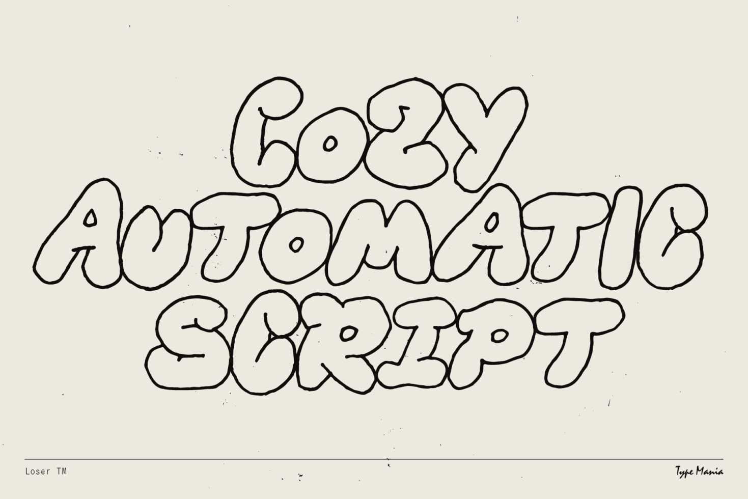 Loser TM, Handwritten Font | Supply.Family