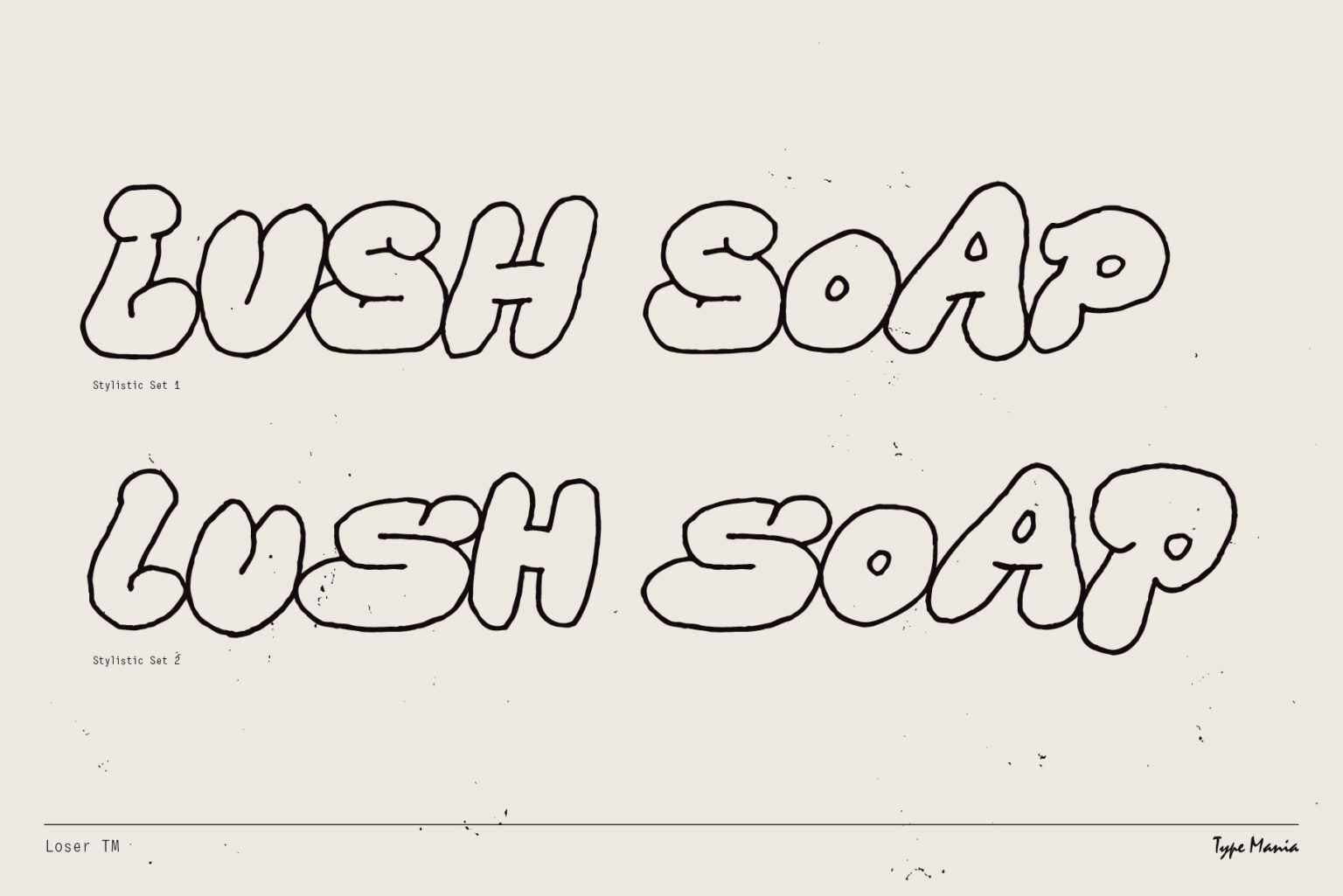 Loser TM, Handwritten Font | Supply.Family