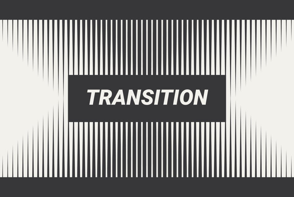 Abstract graphic design with vertical lines and the word Transition centered. Perfect for templates and digital assets. Ideal for designers seeking modern visuals.