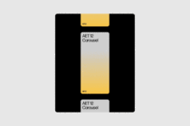 Vertical carousel template design featuring modern gradients and bold typography suitable for creating engaging digital mockups. Ideal for designers.