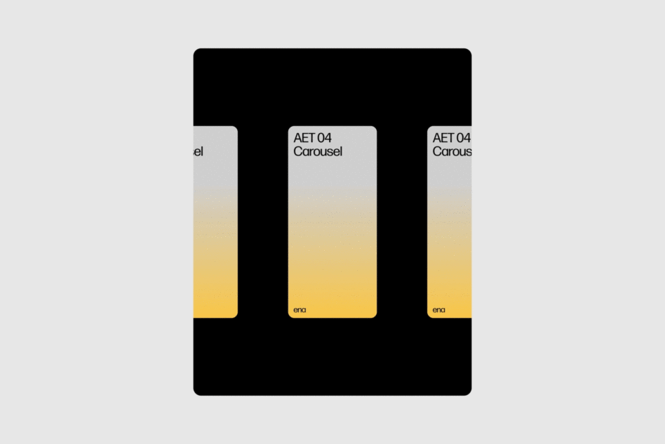 Modern graphic design template featuring a gradient color palette and carousel layout. Ideal for designers seeking unique digital assets and creative mockups.