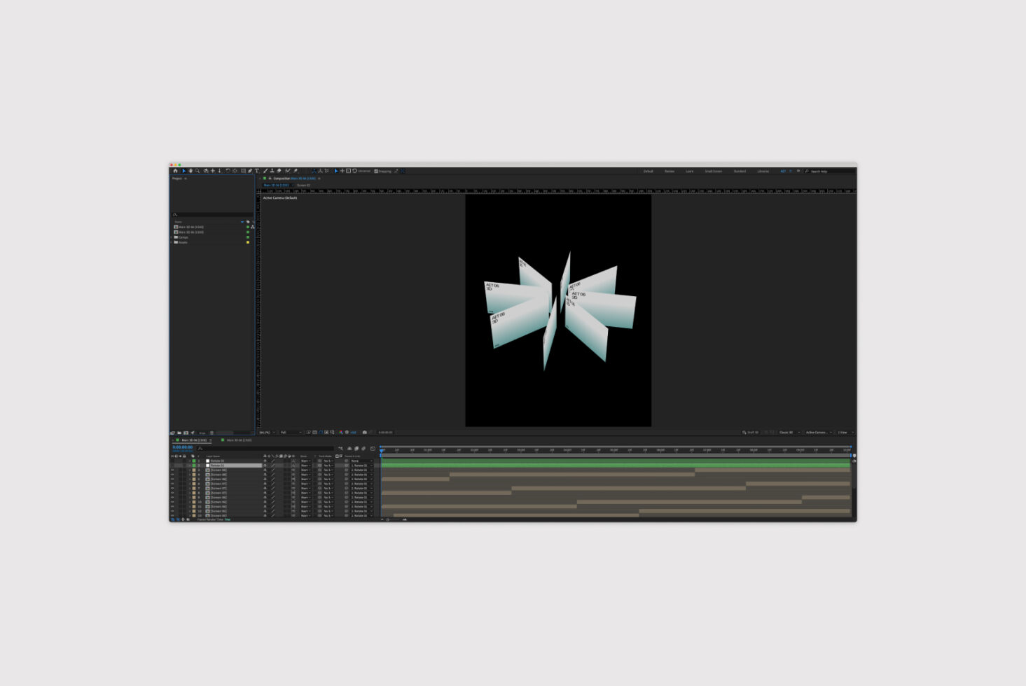 Digital asset featuring motion graphics in video editing software interface ideal for designers seeking dynamic templates and modern design inspiration.