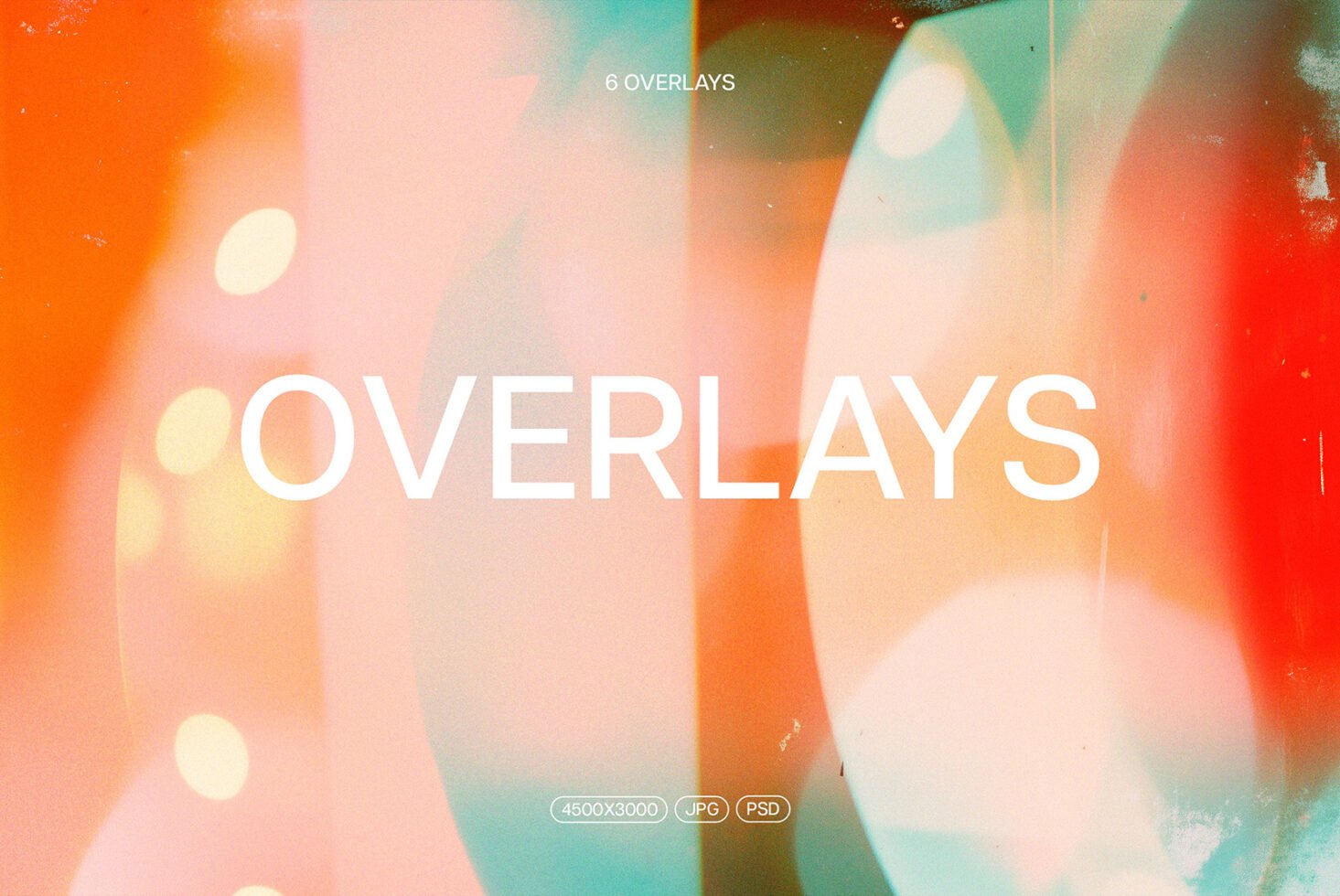 Abstract colorful overlays for designers featuring vibrant hues and bokeh effects Suitable for graphic design Photoshop PNG templates and creative projects