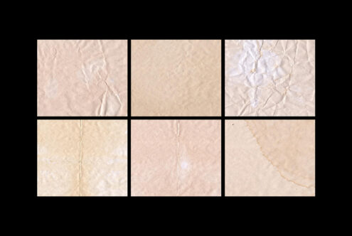 Set of six high-resolution textured paper backgrounds for designers. Perfect for mockups, graphics, and templates with vintage and grunge aesthetics.