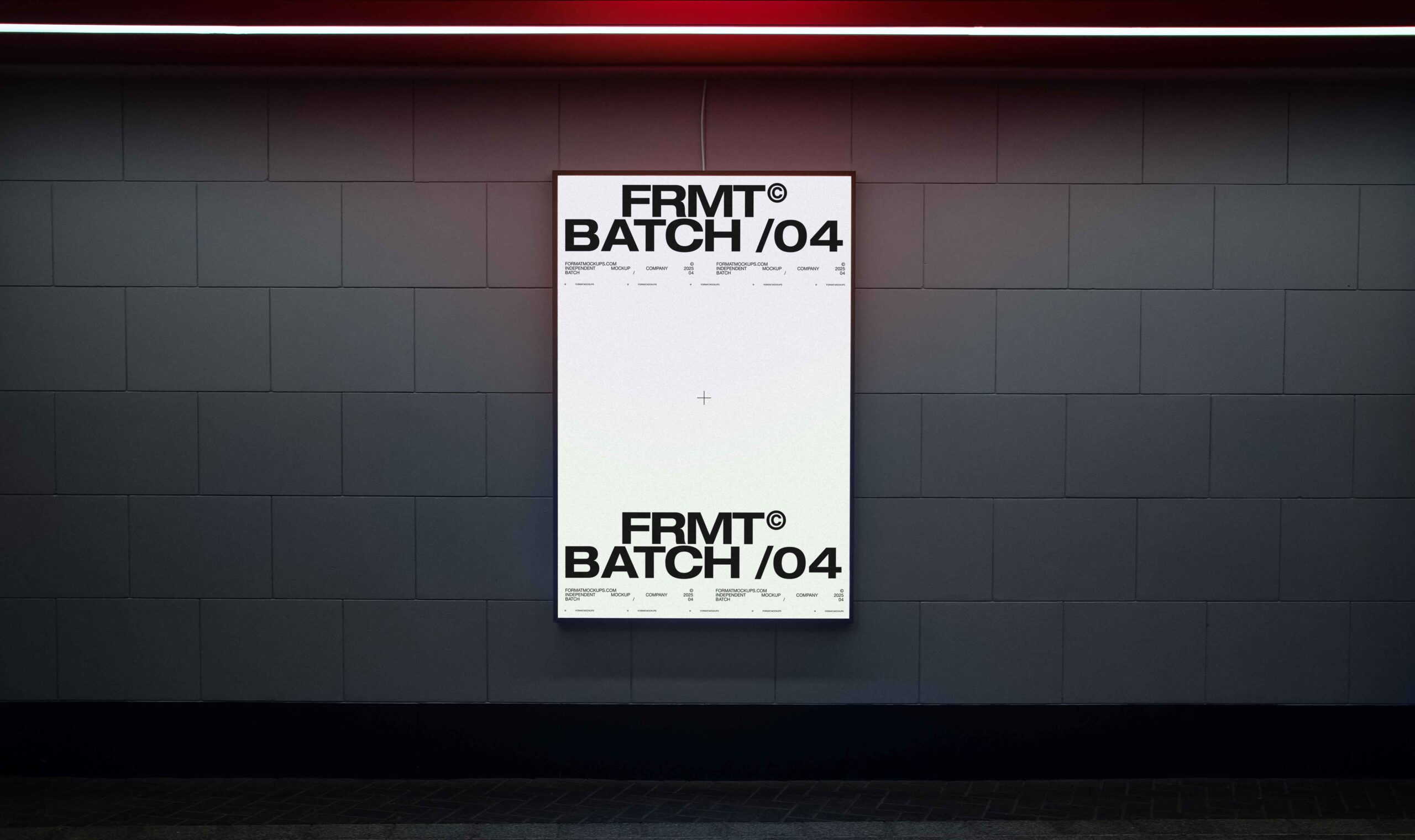 B4 Lettering Design B4 SIGNAGE MOCKUP 05, Large Screen Mockup | Premium Mockups, Fonts ...