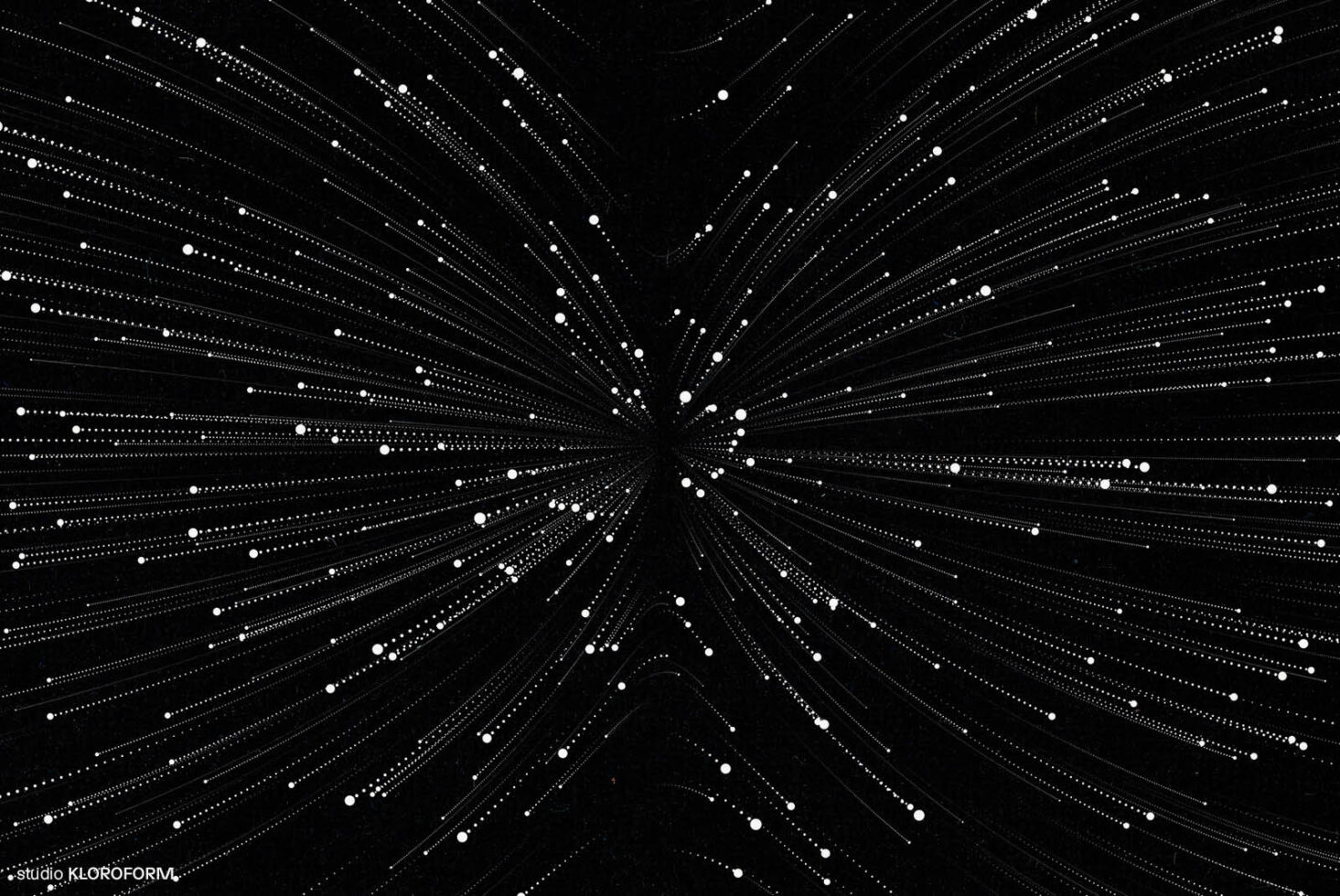 Abstract lines and dots pattern on black background ideal for designers. Use in digital assets, graphics, templates. Modern artistic design resource.