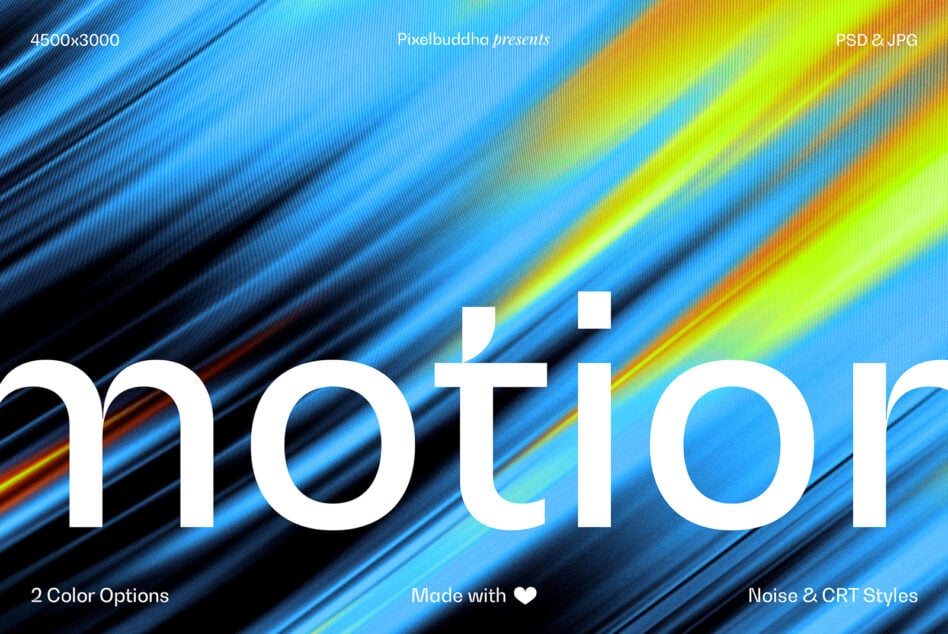 Dynamic motion graphic template featuring vibrant diagonal lines in blue, yellow, and orange. Ideal for designers seeking creative digital assets.