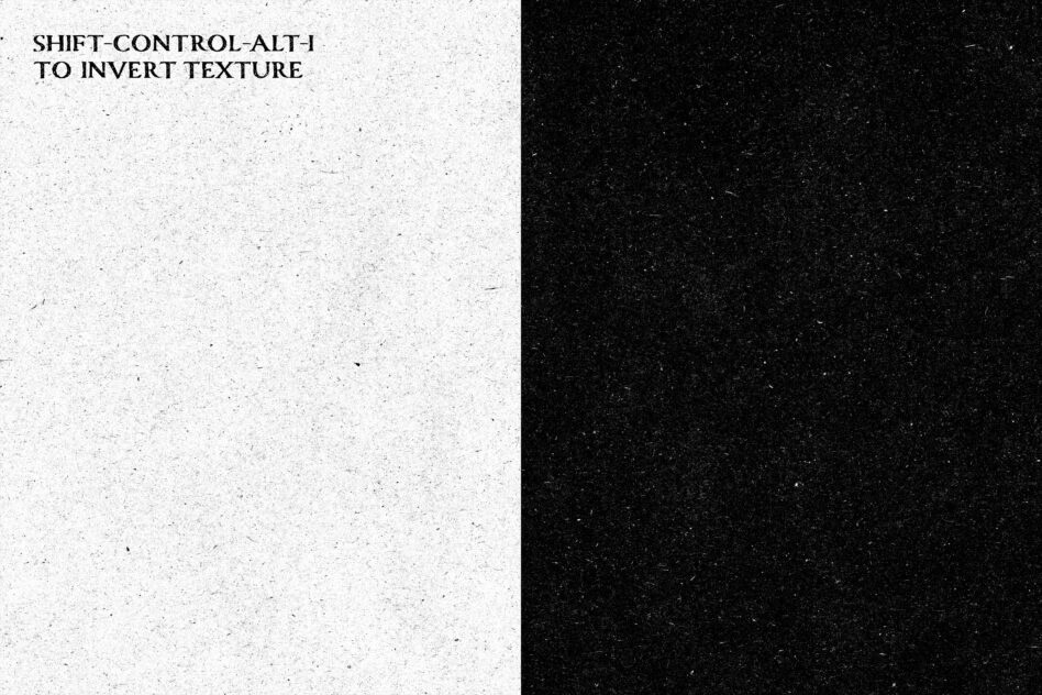 Black and white split texture background with vintage grain effect for mockup or graphic design. Editable for inverted texture effects.