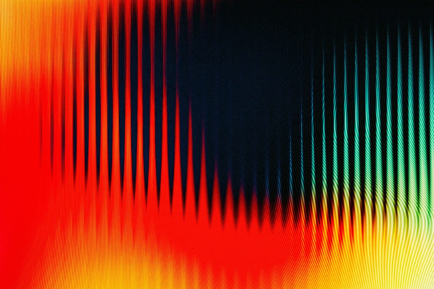 Vibrant abstract gradient with red orange and black color waves creating a dynamic modern background ideal for digital graphic design assets and templates