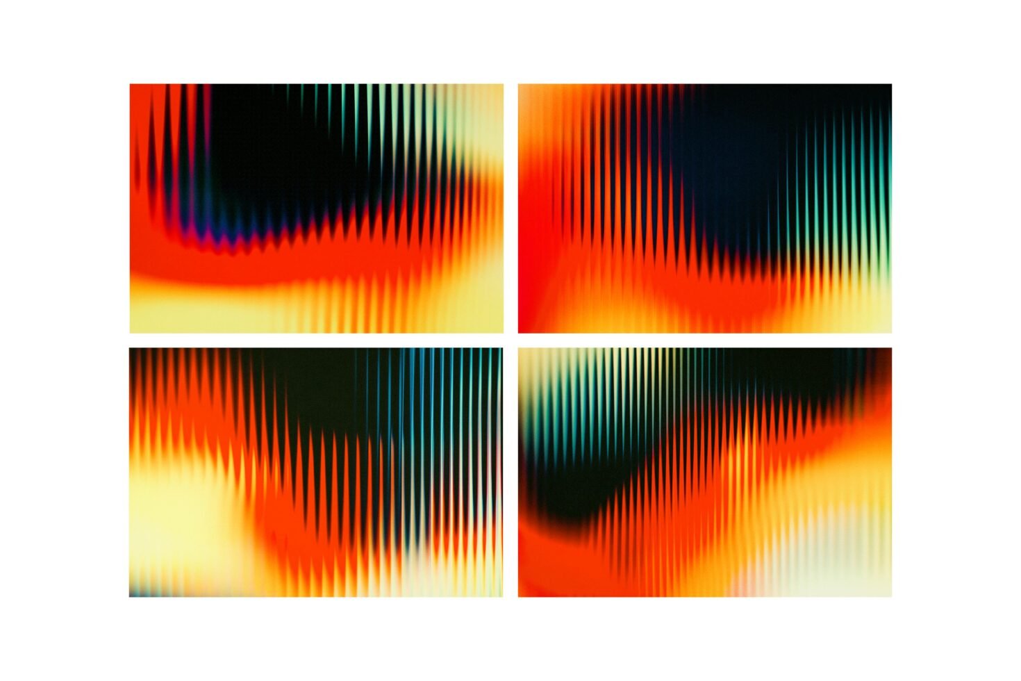Abstract gradient patterns with vibrant colors and lines. Perfect for graphic design templates, backgrounds, and creative projects. High-quality design asset.