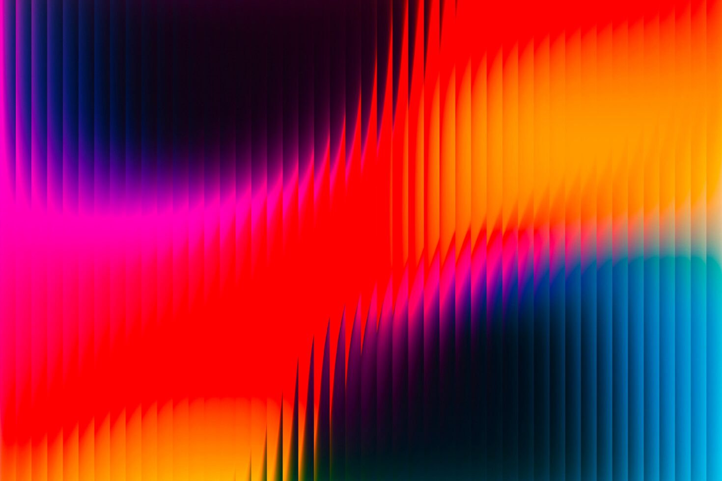 Abstract colorful gradient background with vertical lines blending pink red orange blue. Perfect for graphic design assets templates mockups.