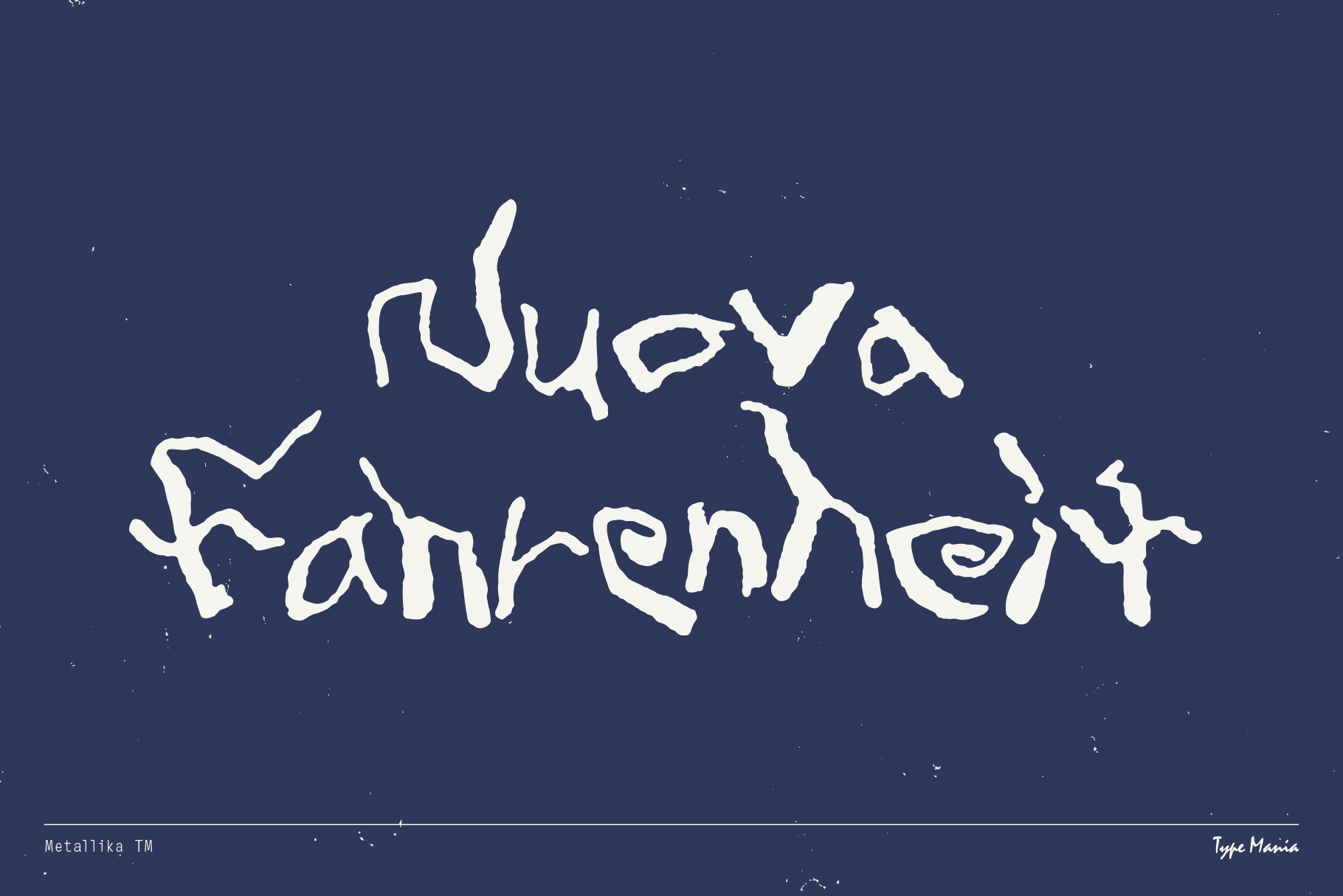 Stylish warped font design on dark blue background, perfect for unique graphic projects and templates. Ideal for designers seeking creative typography.