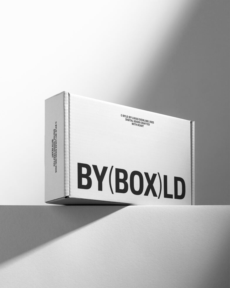 Minimalist packaging mockup featuring a white box with bold black text. Perfect for designers in need of modern, clean branding presentation.