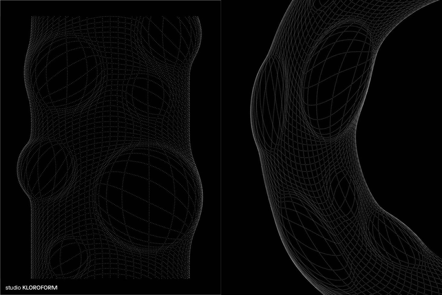 Abstract 3D wireframe design in black and white. Digital asset ideal for designers. Perfect for graphics projects and presentations.