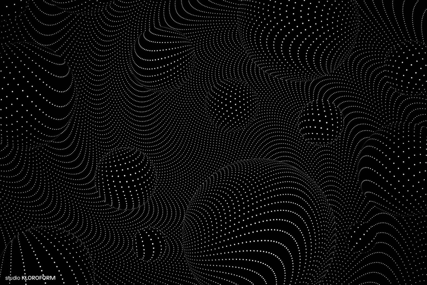 Abstract black and white 3D dots pattern background suitable for digital assets graphic design template or mockup enhancing artistic projects