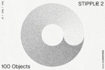 Minimalistic stipple graphic design with a circular dot pattern, ideal for designers. Available formats: AI, PNG, SVG. Keywords: stipple, graphic, design.
