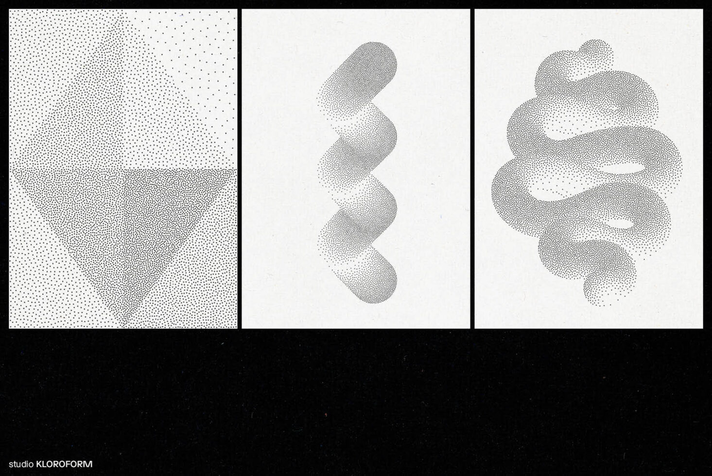Abstract dotted geometric graphics featuring triangle and organic shapes perfect for designers. Ideal for templates mockups digital art resources.