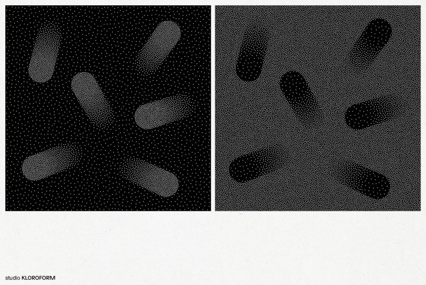 Abstract dotted pattern in black and white with radial shapes ideal for graphic design projects. Modern texture, artistic template for designers.