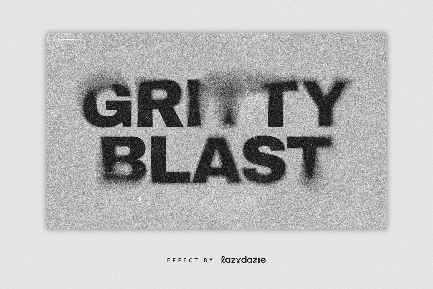 Gritty texture poster design with bold typography and blurred effect. Perfect for graphic designers seeking a rugged, urban aesthetic template.