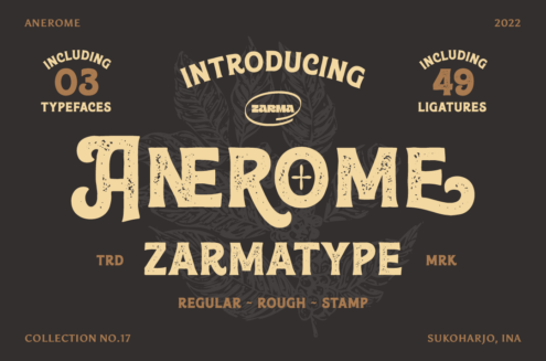 Anerome font by Zarma Type