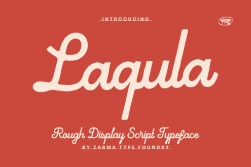 Laqula font by Zarma Type