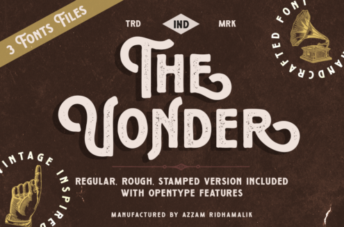 Vonder font by Zarma Type