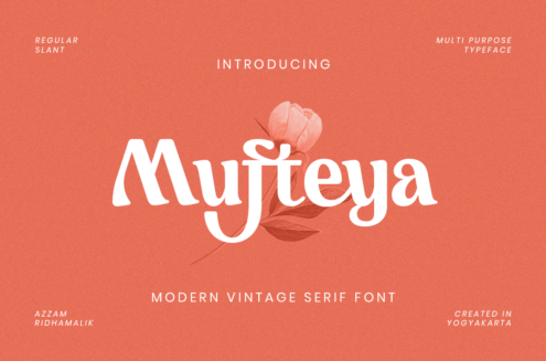 Mufteya font by Zarma Type