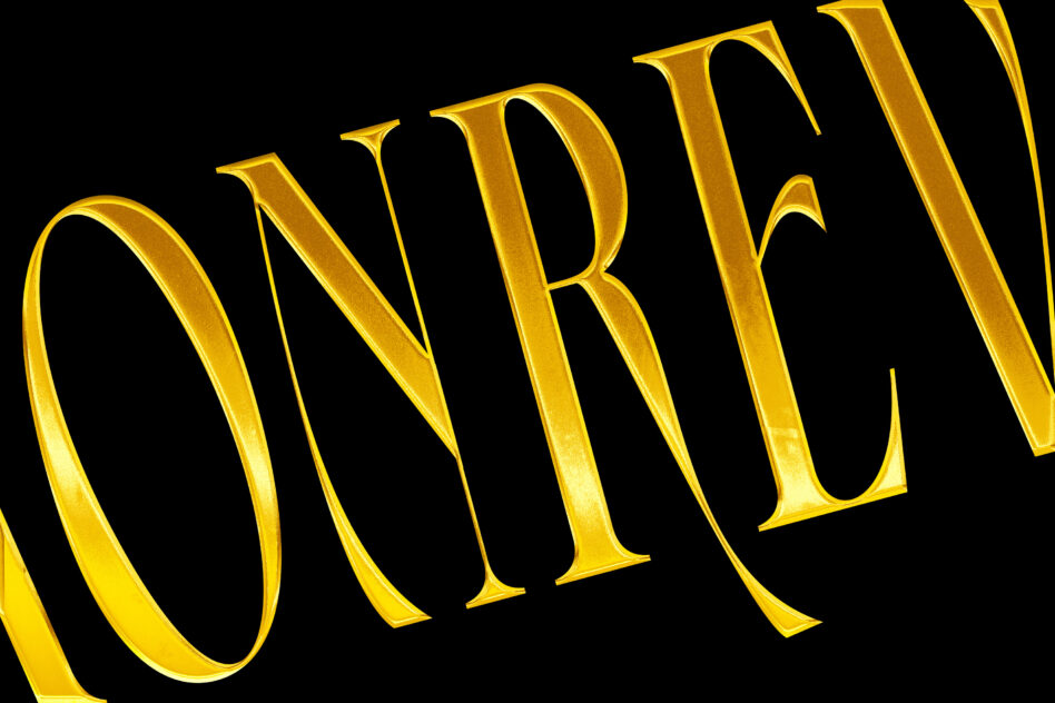 Elegant golden serif typography on black background for designers focusing on fonts and typography design. Luxurious and stylish font asset.