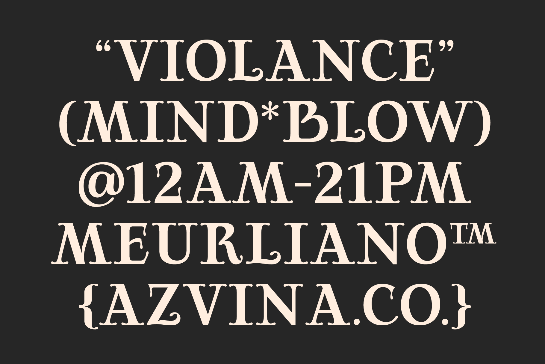 Elegant serif font design featuring creative typography phrases ideal for designers. Perfect for branding, posters, and graphic projects.