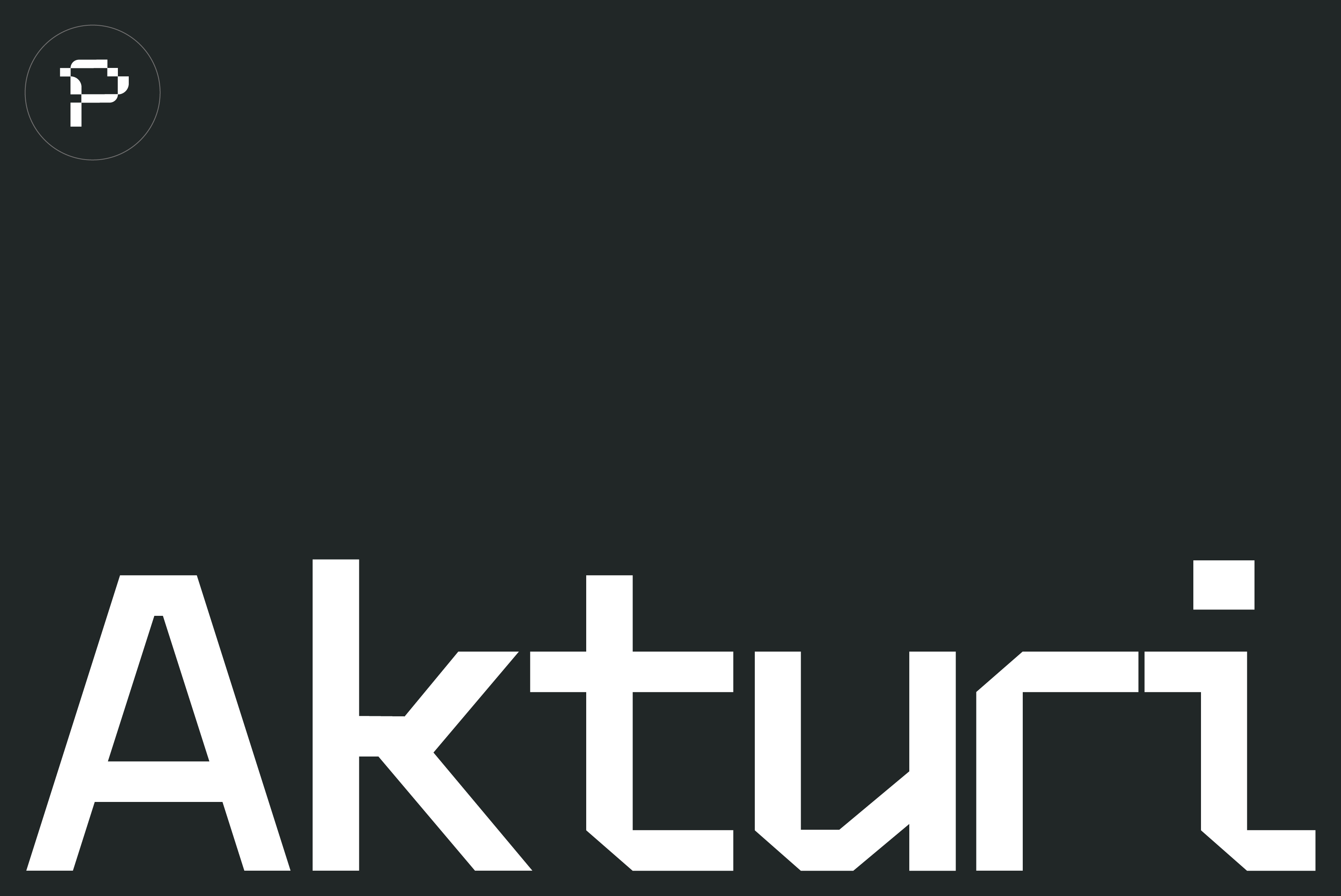 ALT text Black background featuring the word Akturi in bold white geometric font ideal for digital design and typography projects.