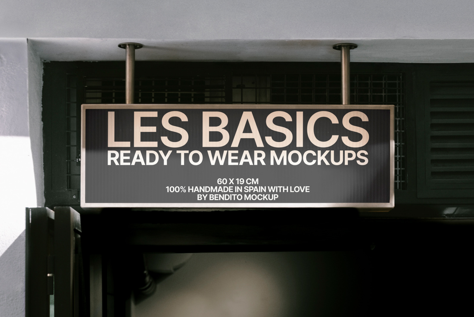 Le Sign LB25W1501 Mockup, Outdoor Mockup | Supply.Family