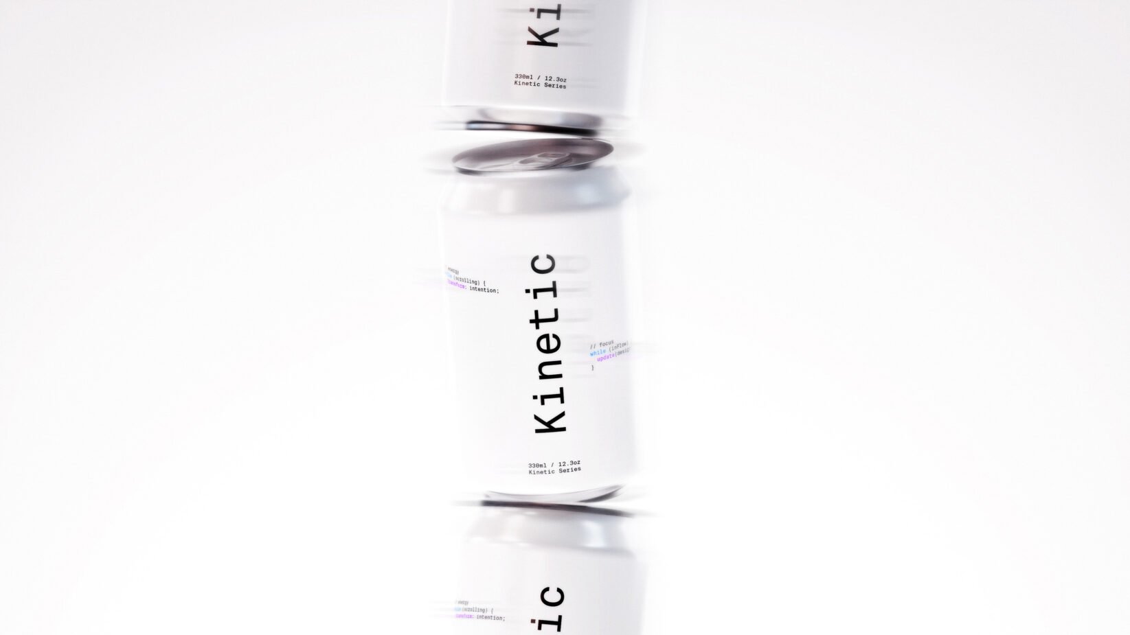 Modern soda can mockup with minimalist design on white background ideal for product branding digital assets design packaging template graphics