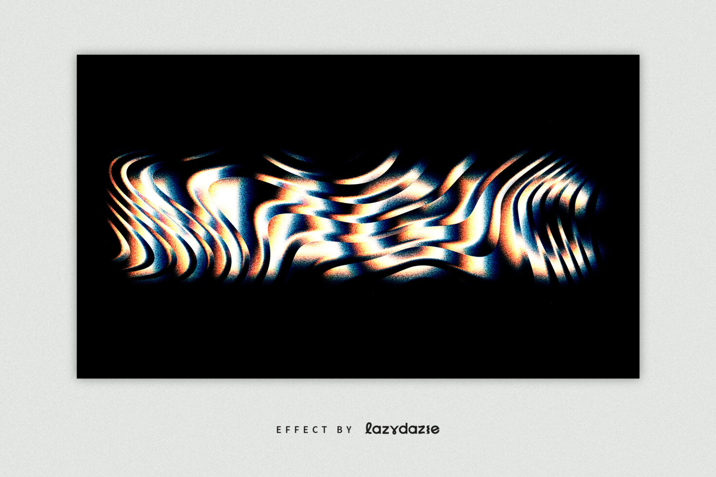Abstract wavy lines graphic design on a black background, ideal for digital templates, modern art projects, creative assets, and design resources.
