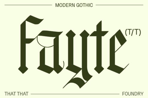 Dark green gothic serif font spelling out Liquid with decorative flourishes