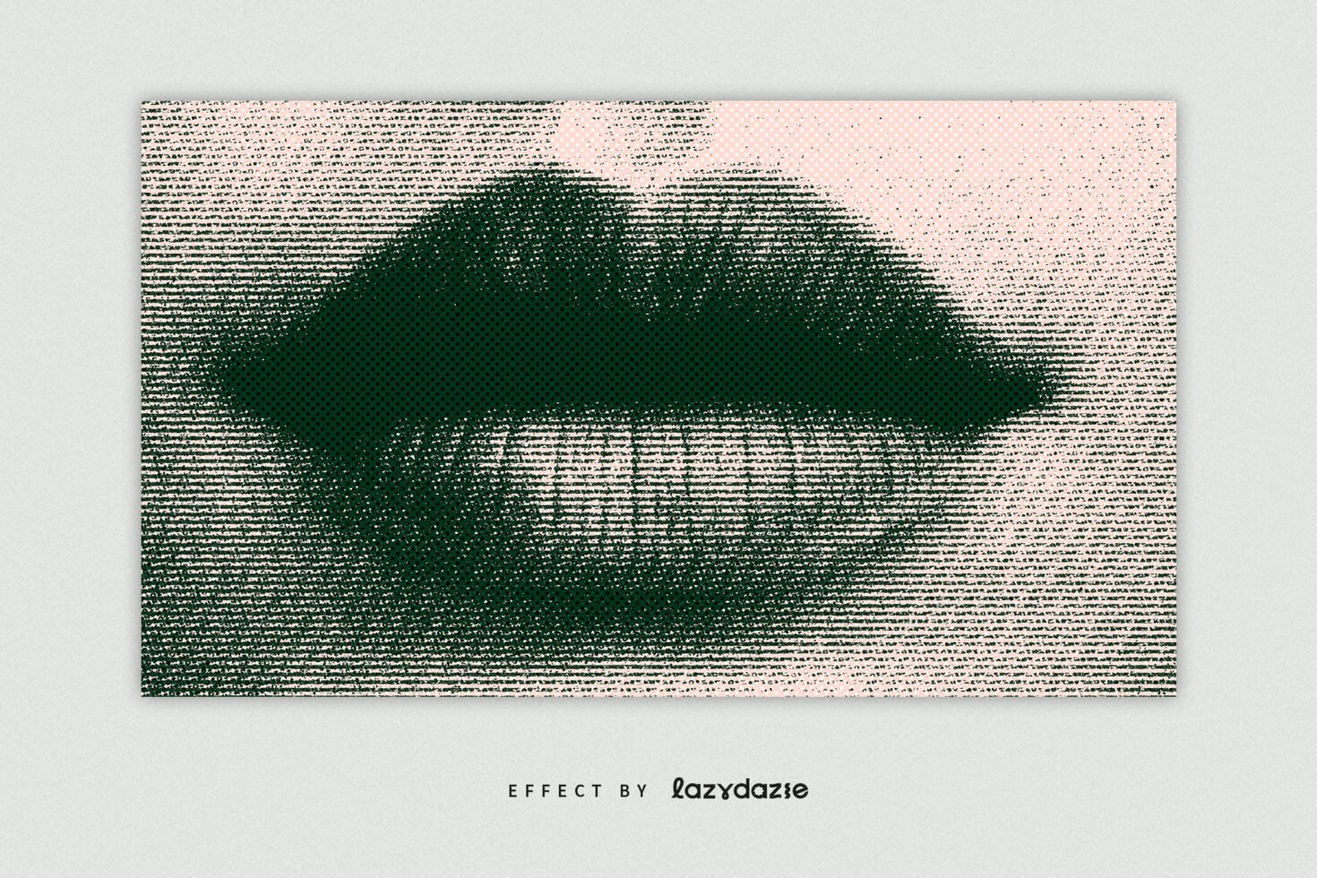Halftone lips texture in a retro style graphic design. Ideal for designers seeking unique, vintage-inspired assets for digital projects and templates.