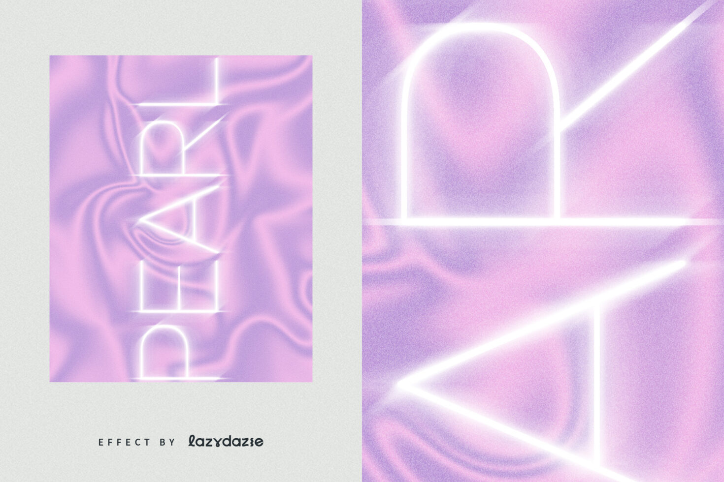 Pearl effect digital graphic with glowing lines and soft pink texture ideal for designers creating templates with neon light styles.