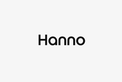 Minimalist sans-serif font Hanno displayed on a light background ideal for design projects. Modern typography asset for graphic and web designers.