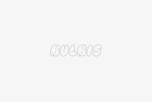 Bulbis font outline on white background showcasing playful typography design ideal for creative projects branding graphics typography designers digital assets