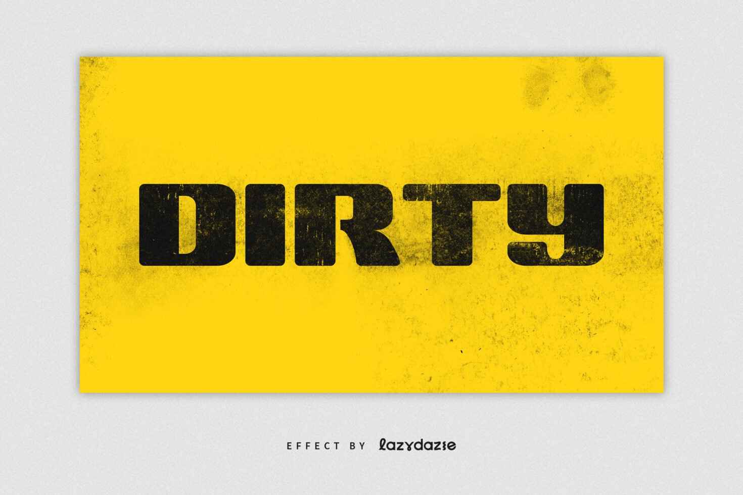Bold grunge font design on textured yellow background ideal for graphic designers seeking unique typography digital assets templates and effects.