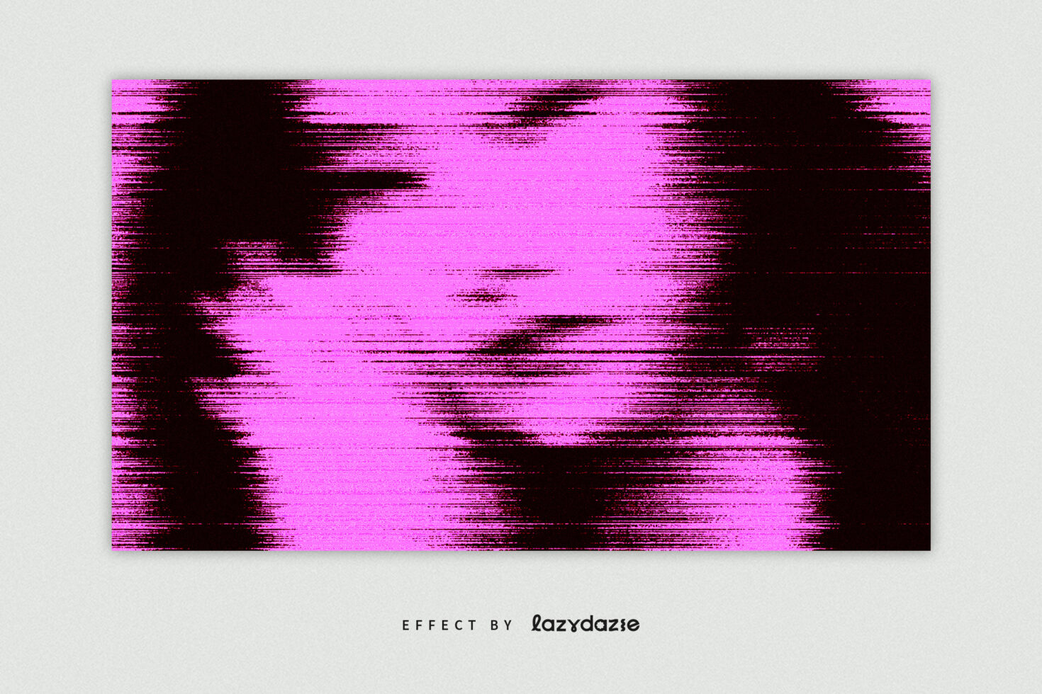 Abstract glitch effect in vibrant pink and black. Modern digital art for designers. Perfect for graphics projects needing a trendy retro touch.
