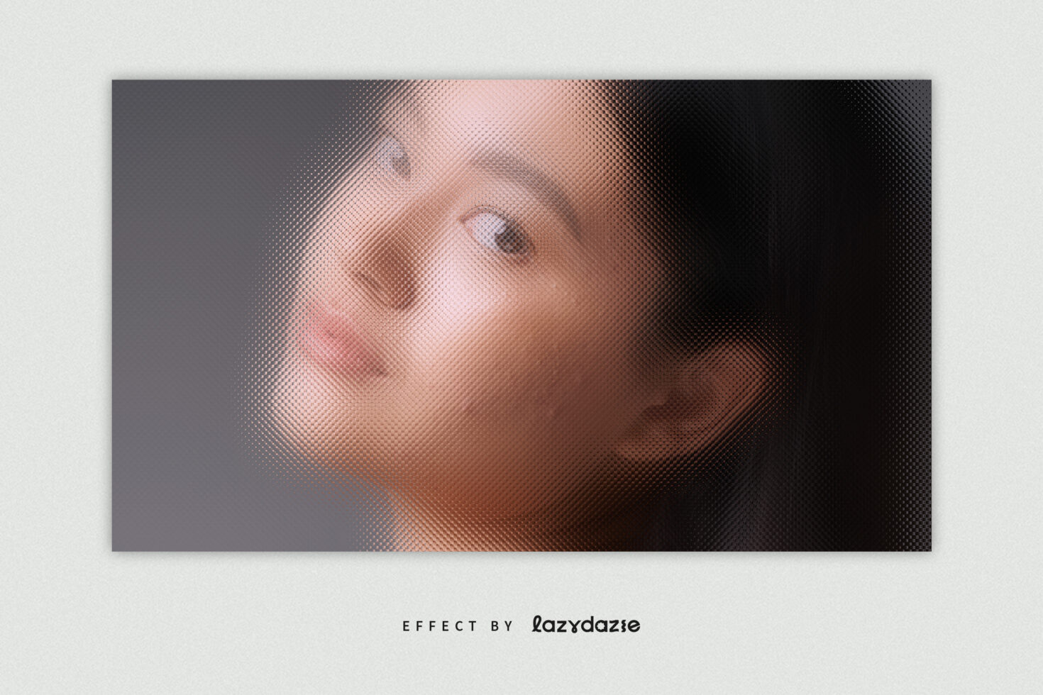 Halftone effect portrait design asset perfect for graphic designers. Discover unique templates and graphics to enhance creative projects.