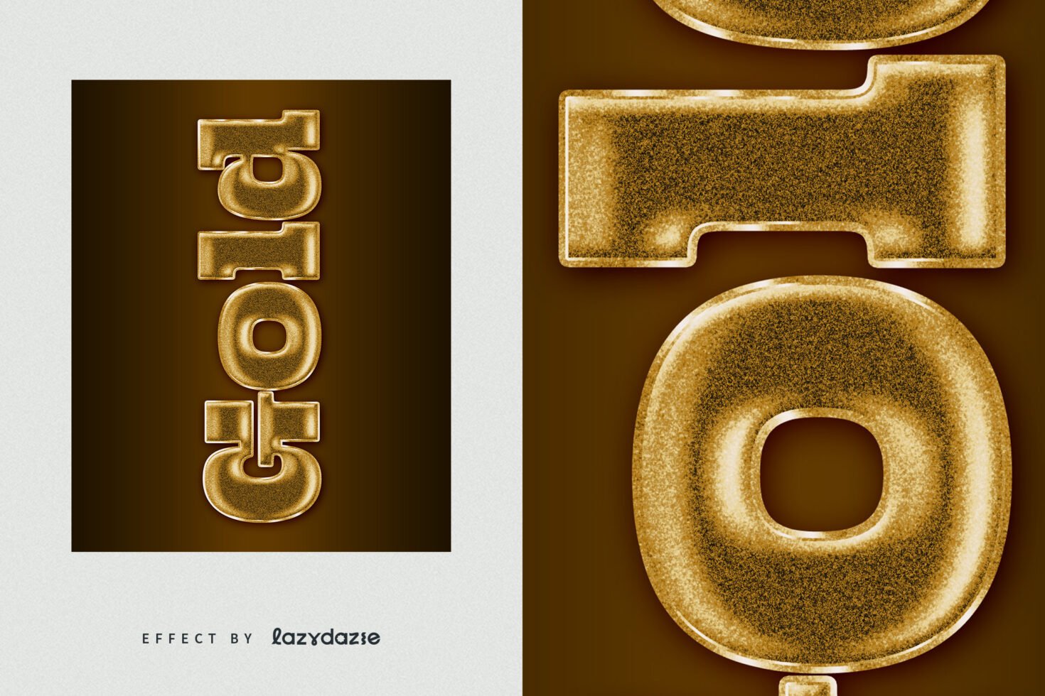 Elegant gold text effect, ideal for creating luxurious branding, rich typography, and premium design assets. Perfect for designers seeking high-quality graphics.