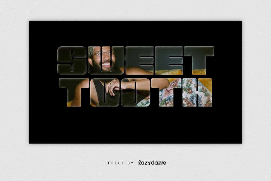 Sheet tough text with photo collage cutouts showing portraits, skin tones, tattoos on black