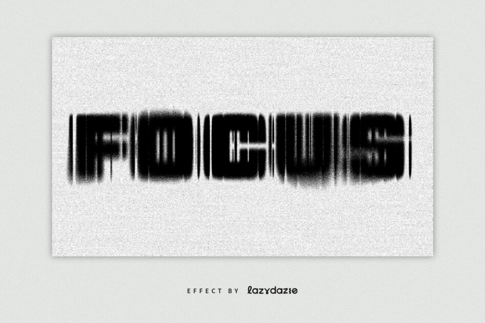 Sharp vertical striped text effect spelling ORIGINS on noisy background