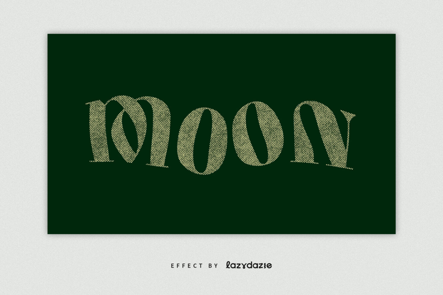 Crosshatch yellow text reading 100001 on dark green background
