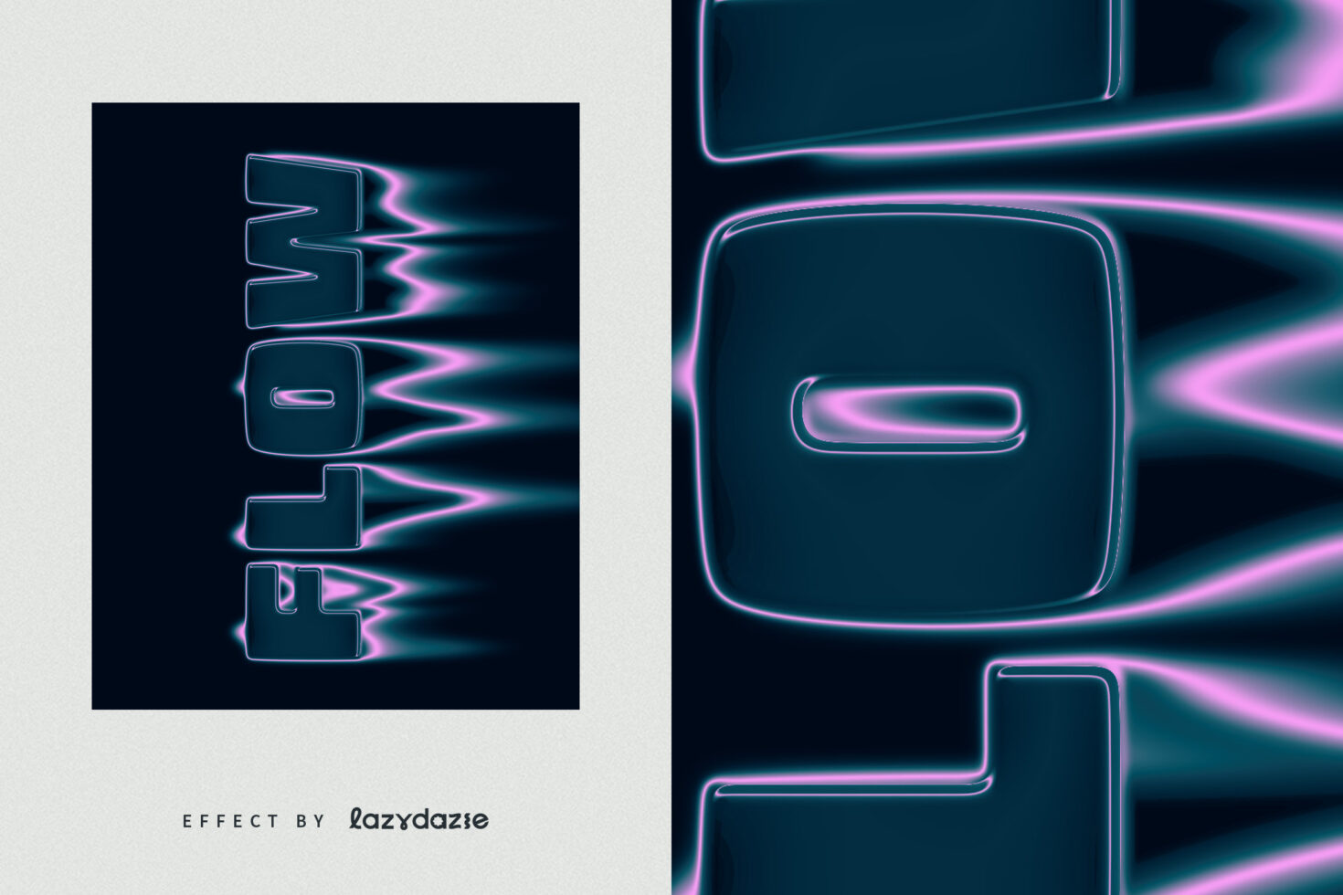 Neon glitch cable connectors with pink cyan distortion on dark background